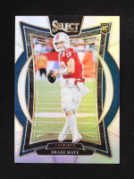 Drake Maye 2024 Select Prizm Silver #27 RC at PristineAuction.com