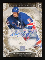 Wayne Gretzky 2024-25 Artifacts Material Autographs Gold #170 #5/25 at PristineAuction.com