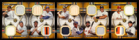 Willie McCovey / Hank Aaron / Mark McGwire / Willie Mays / Frank Thomas / Miguel Cabrera / David Ortiz / Ken Griffey Jr. / Ernie Banks / Albert Pujols 2024 Topps Triple Threads Deca Combo Relics Gold #DRC2 #1/5 at PristineAuction.com