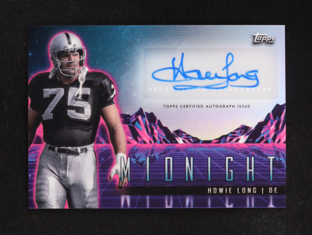 Howie Long 2024 Topps Midnight Horizon Signatures #HZSHL