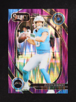 Justin Herbert 2024 Select Prizm Purple Shock #232 #173/360 at PristineAuction.com