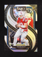 Drake Maye 2024 Select Prizm Silver Die-Cut #113 RC at PristineAuction.com