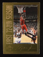 Michael Jordan 1997 Upper Deck Collectibles 22KT Gold / 1st 72 Win Season #951/10,000 at PristineAuction.com
