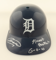 Armando Galarraga Signed Tigers Full-Size Batting Helmet Inscribed "Almost Perfect" & "6-2-10" (Schwartz) at PristineAuction.com