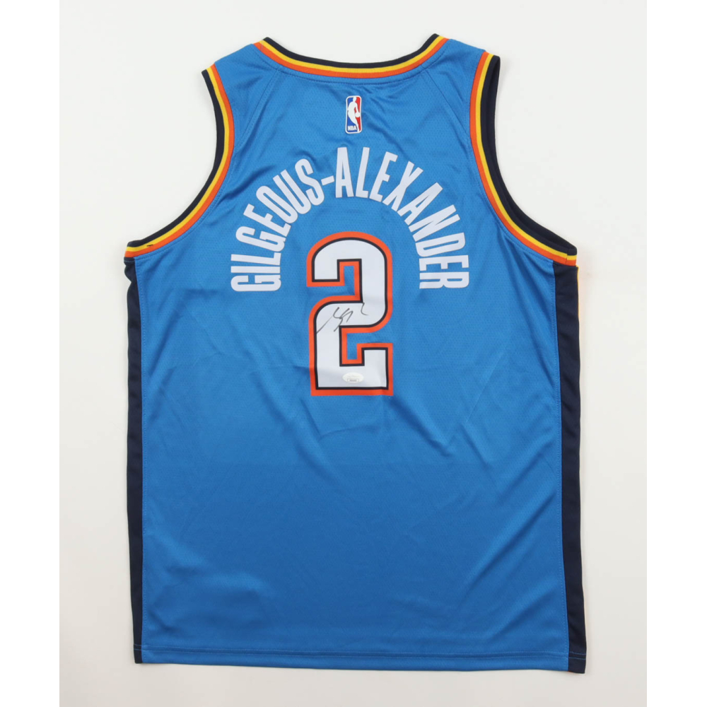 Shai Gilgeous-Alexander Signed Thunder Nike Authentic Jersey (JSA) at PristineAuction.com