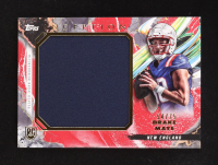 Drake Maye 2024 Topps Inception Rookie Jumbo Relics Red #RJRDM #54/75 RC at PristineAuction.com