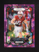 Christian McCaffrey 2024 Panini Prizm Draft Picks Prizms Purple Ice #98 #054/149 at PristineAuction.com
