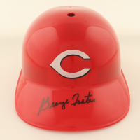 George Foster Signed Reds Full-Size Batting Helmet (Schwartz) at PristineAuction.com