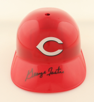 George Foster Signed Reds Full-Size Batting Helmet (Schwartz) at PristineAuction.com