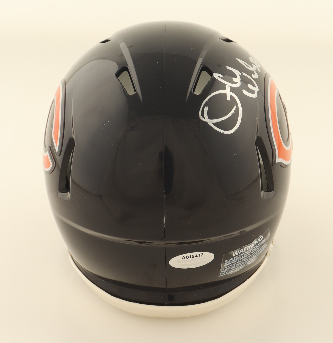 Otis Wilson Signed Bears Speed Mini Helmet (Schwartz) at PristineAuction.com Otis Wilson Signed Bears Speed Mini Helmet (Schwartz) at PristineAuction.com