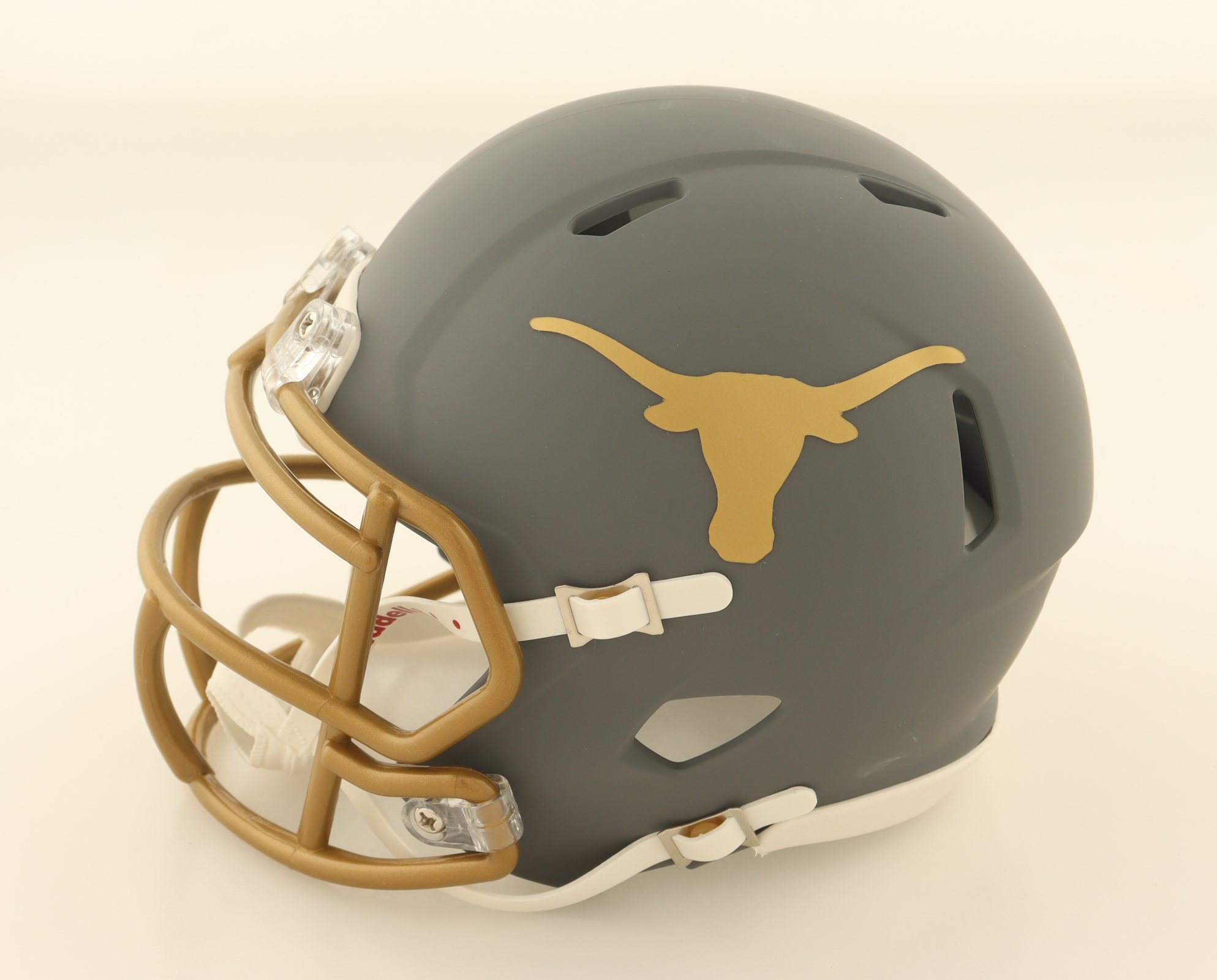 Ricky Williams Signed Texas Longhorns Slate Alternate Speed Mini Helmet (Beckett) at PristineAuction.com Ricky Williams Signed Texas Longhorns Slate Alternate Speed Mini Helmet (Beckett) at PristineAuction.com
