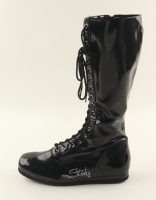 Sting Signed Wrestling Boot (Schwartz) at PristineAuction.com