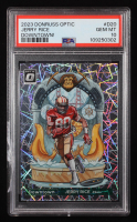 Jerry Rice 2023 Donruss Optic Downtown #D20 (PSA 10) at PristineAuction.com