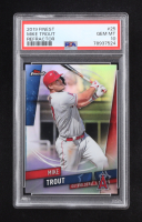 Mike Trout 2019 Finest Refractors #25 (PSA 10) at PristineAuction.com