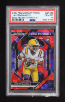 Jayden Daniels 2024 Panini Prizm Draft Picks New Recruits Red Ice #10 RC (PSA 10) at PristineAuction.com