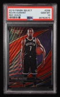 Kevin Durant 2019-20 Select Prizms Red Wave #299 (PSA 10) at PristineAuction.com