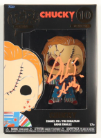 Alex Vincent Signed "Chucky" #10 Chucky Funko Pop! Enamel Pin Inscribed "Andy" (PA) at PristineAuction.com