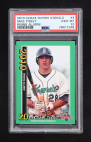Mike Trout 2010 Cedar Rapids Kernels Rising Alumni Team Issue #3 RC (PSA 10) at PristineAuction.com