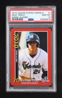 Mike Trout 2010 Cedar Rapids Kernels Rising Alumni Team Issue #2 RC (PSA 10) at PristineAuction.com