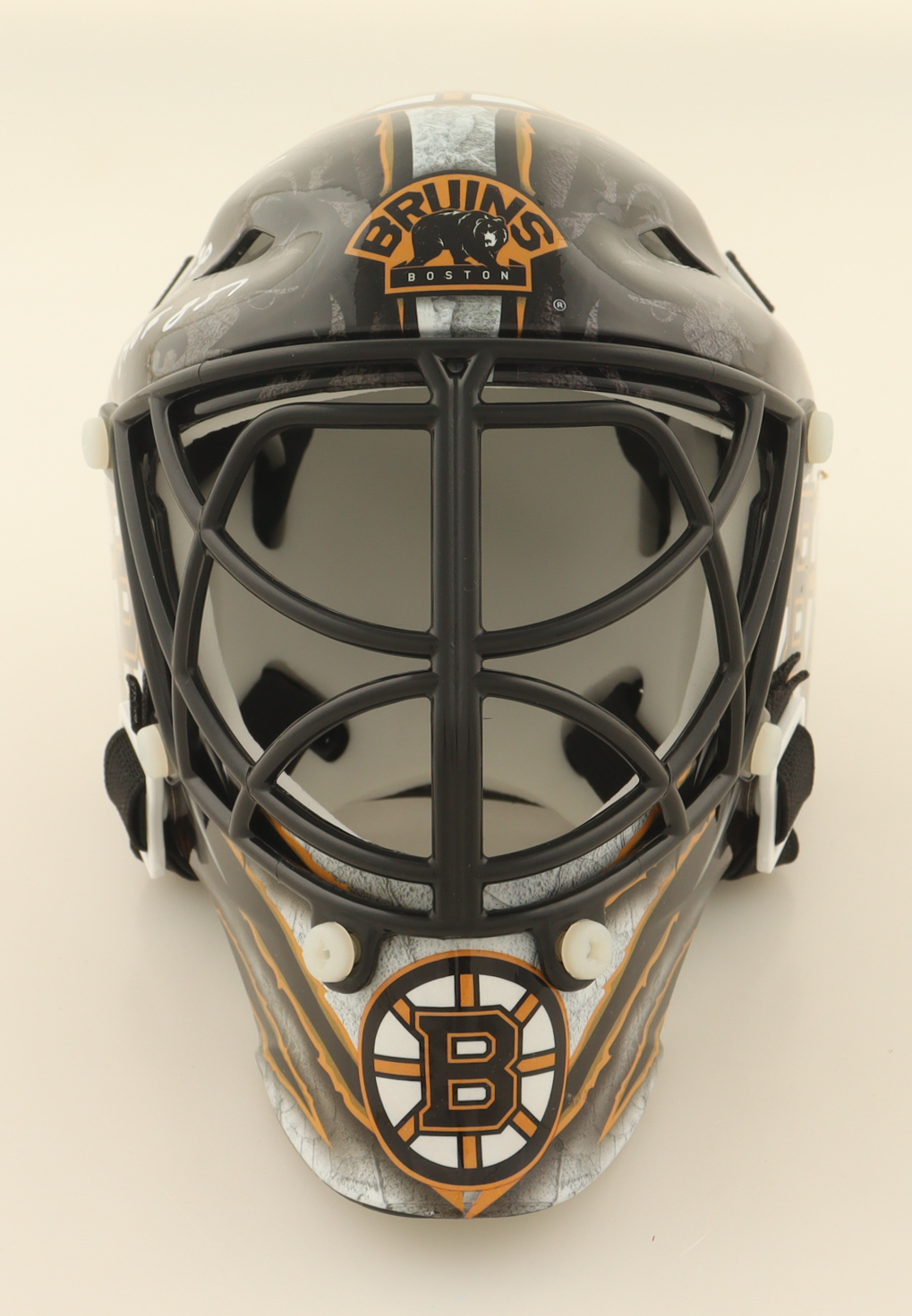 Gerry Cheevers Signed Bruins Mini Goalie Mask Inscribed "HOF 85" (Schwartz) at PristineAuction.com Gerry Cheevers Signed Bruins Mini Goalie Mask Inscribed "HOF 85" (Schwartz) at PristineAuction.com