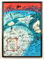 Michael Jordan Signed "1992 Isuzu Celebrity Golf Championship" Custom Framed Poster Signed by (50+) (JSA & G.O.A.T.) at PristineAuction.com