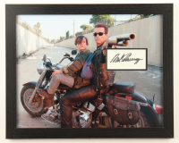 Arnold Schwarzenegger Signed Custom Framed Cut Display with Photo (AutographCOA) at PristineAuction.com
