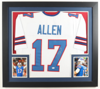 Josh Allen Signed Custom Framed Jersey (JSA) at PristineAuction.com