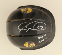 Jeremy Roenick Signed Blackhawks Mini Helmet Inscribed "HOF 2024" (Schwartz) at PristineAuction.com