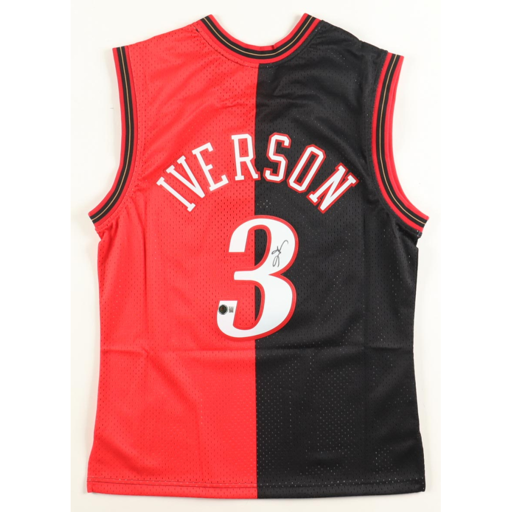 Allen Iverson Signed 76ers Mitchell & Ness Authentic Jersey (Beckett) at PristineAuction.com