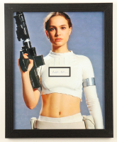 Natalie Portman Signed Custom Framed Cut Display with Photo (AutographCOA) at PristineAuction.com