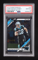 Christian McCaffrey 2019 Donruss Press Proof Silver #42 #038/100 (PSA 10) at PristineAuction.com