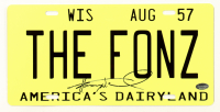 Henry Winkler Signed "Happy Days" License Plate (Schwartz) at PristineAuction.com