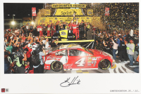Kevin Harvick Signed LE "2014 Sprint Cup Champion" 12x18 Print (PA) at PristineAuction.com