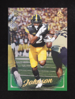 Kaleb Johnson 2025 Panini Luminance Green #109 #013/100 RC at PristineAuction.com