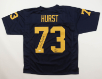 Maurice Hurst Signed Jersey Inscribed "Go Blue!" (JSA) at PristineAuction.com