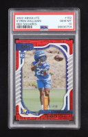 Kyren Williams 2022 Absolute Red Squares #182 RC #208/499 (PSA 10) at PristineAuction.com