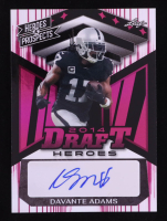 Davante Adams 2024 Leaf Metal Sports Heroes Draft Heroes Pink #DHDA1 #4/5 at PristineAuction.com