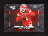 Xavier Worthy 2024 Panini Mosaic #285 DEB RC at PristineAuction.com