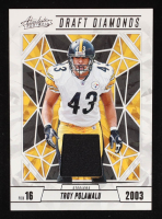 Troy Polamalu 2024 Absolute Draft Diamonds Jerseys #12 at PristineAuction.com