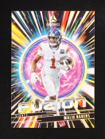 Malik Nabers 2025 Panini Luminance Fuzion #9 at PristineAuction.com