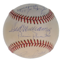 Hall of Famers & Greats | ONL Baseball Signed by (12) with Ted Williams, Johnny Mize, Enos Slaughter (PSA) at PristineAuction.com