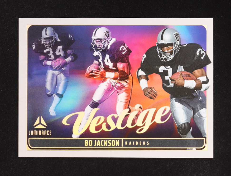 Bo Jackson 2025 Panini Luminance Vestige #15 at PristineAuction.com Bo Jackson 2025 Panini Luminance Vestige #15 at PristineAuction.com