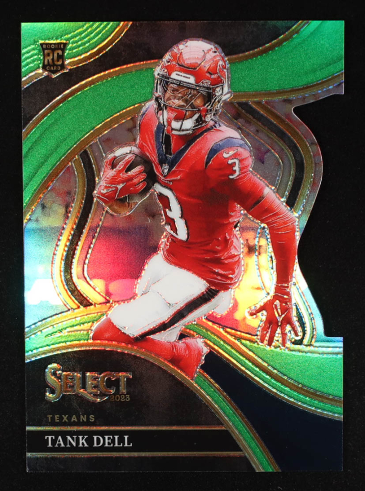 Tank Dell 2023 Select Prizm Neon Green Die Cut #219 RC #139/499