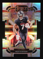 Bijan Robinson 2023 Select Prizm Silver Die Cut #4 RC at PristineAuction.com