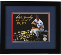 Dale Murphy Signed Braves Custom Framed Photo Inscribed "NL MVP 82, 83" (Radtke) at PristineAuction.com