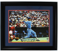 Dale Murphy Signed Braves Custom Framed Photo Inscribed "NL MVP 82, 83" (Radtke) at PristineAuction.com