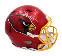 Kurt Warner Signed Cardinals Full-Size Flash Alternate Speed Helmet (Beckett) at PristineAuction.com