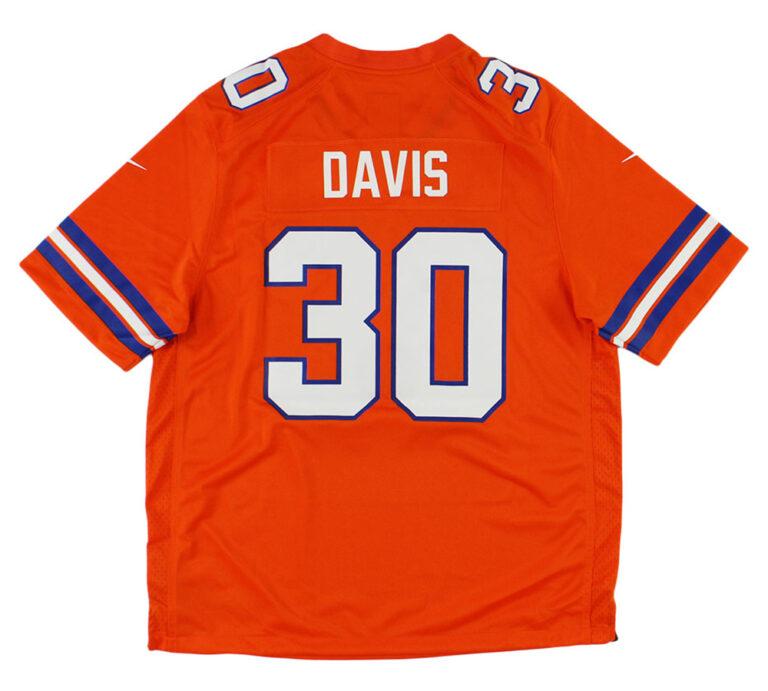 Terrell Davis Signed Broncos Nike Authentic Jersey Inscribed "HOF 17" (Radtke) at PristineAuction.com Terrell Davis Signed Broncos Nike Authentic Jersey Inscribed "HOF 17" (Radtke) at PristineAuction.com