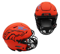Terrell Davis Signed Broncos Full-Size Authentic On-Field Rave Alternate Speedflex Helmet Inscribed "HOF 17" (Radtke) at PristineAuction.com