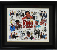 Jerry Lewis Signed "The King of Comedy" Custom Framed Photo (JSA) at PristineAuction.com